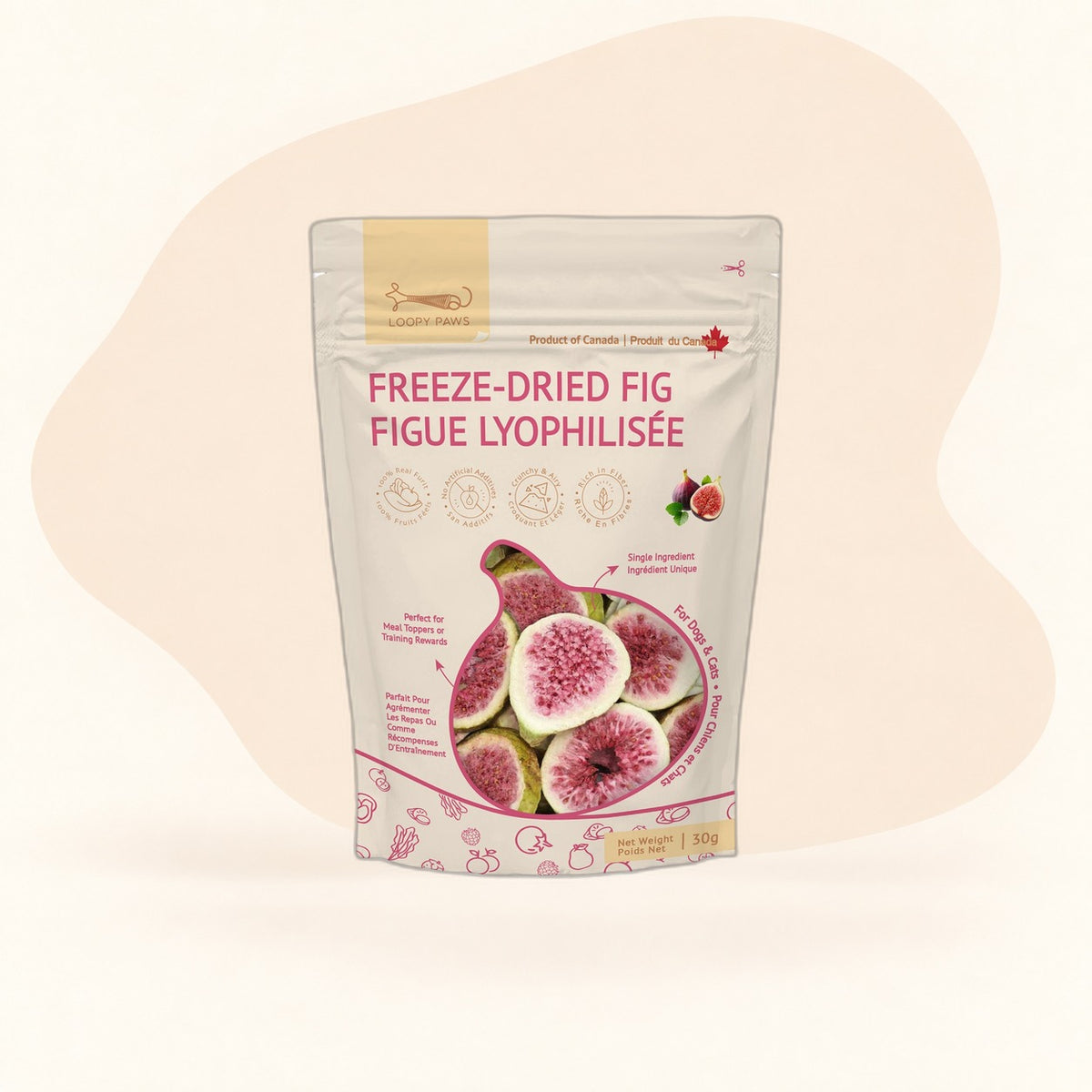 Loopypaws Fruity Crunchy - Fig