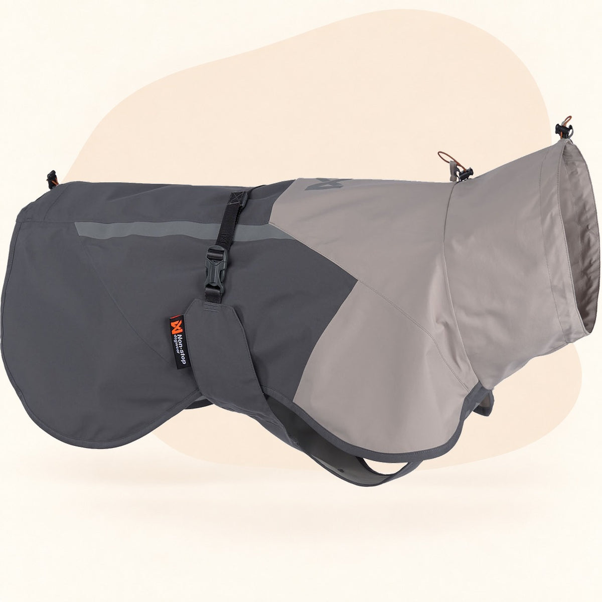 Non-stop Dogwear Fjord Raincoat 2.0 - Gray