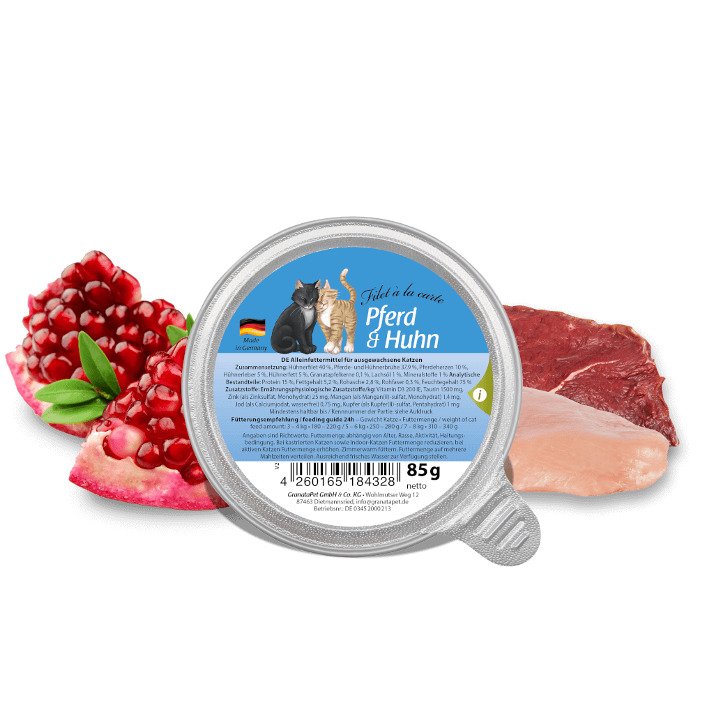 GranataPet Filet à la Carte Horse & Chicken Cat Wet Food