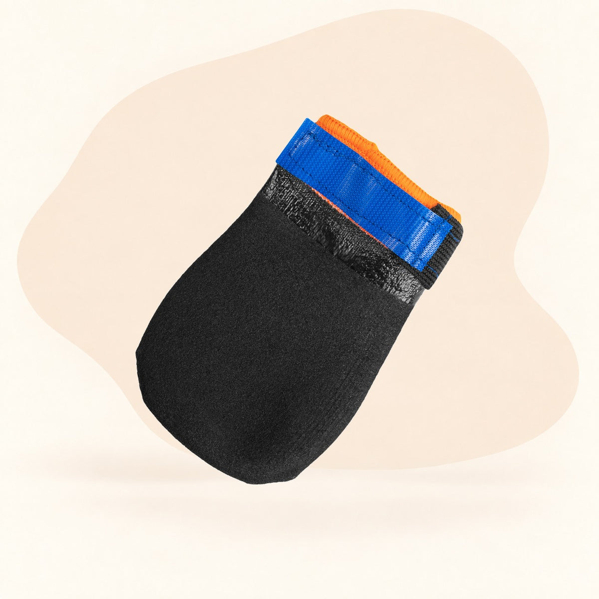 Non-stop Dogwear Protector Bootie (4-Pack) - Black/Orange