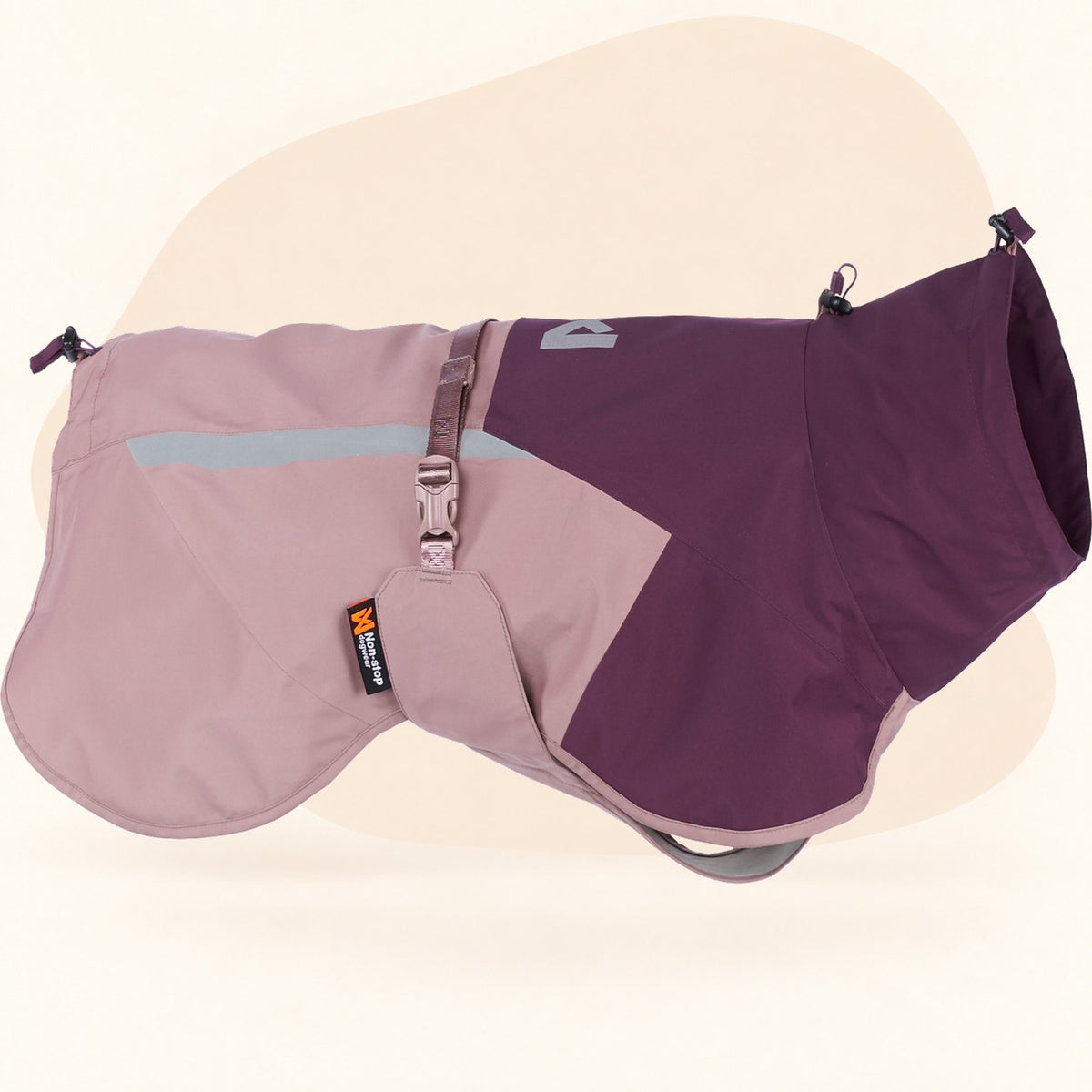Non-stop Dogwear Fjord Raincoat 2.0 - Mauve