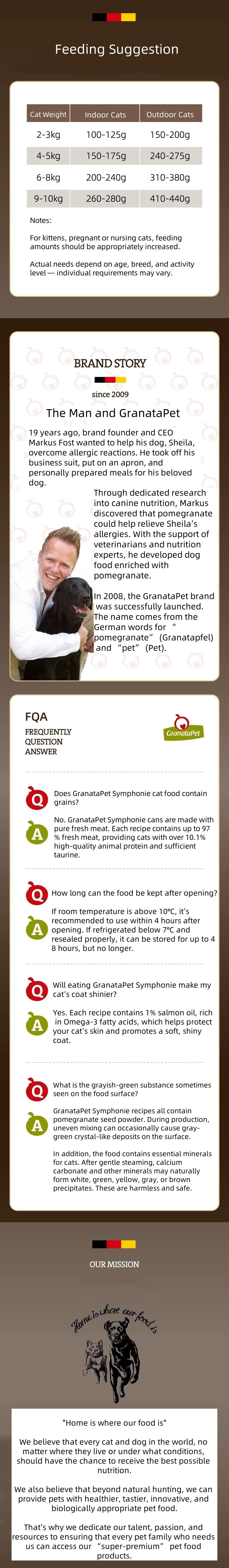 GranataPet DeliCatessen Cat Wet Food - Turkey & Shrimps - feeding guide 10