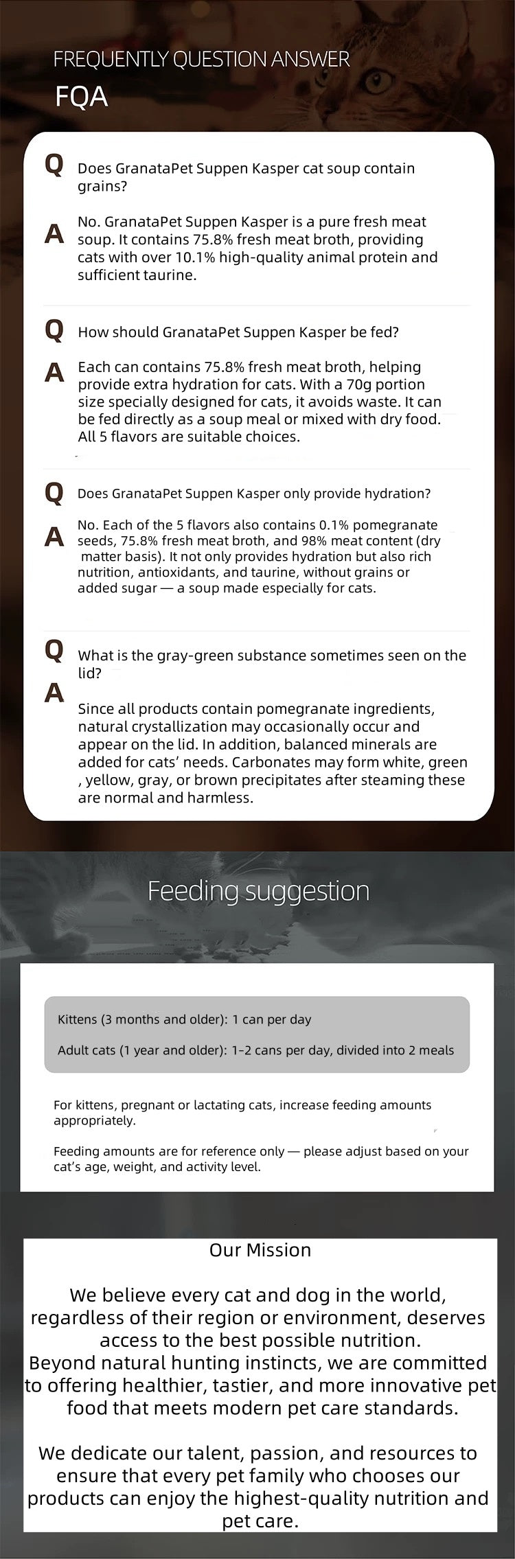 GranataPet Suppenkasper Cat Soup - Chicken - product information