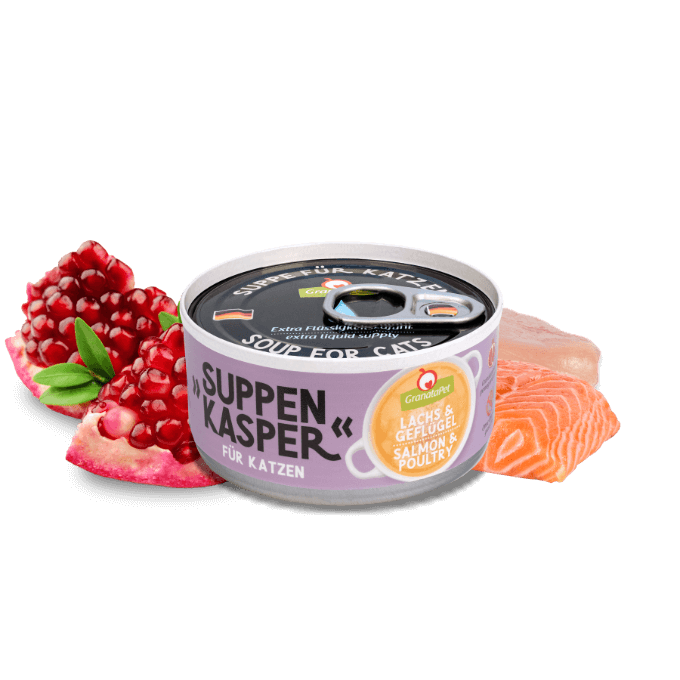 GranataPet Suppenkasper Salmon & Poultry Cat Soup - ingredients