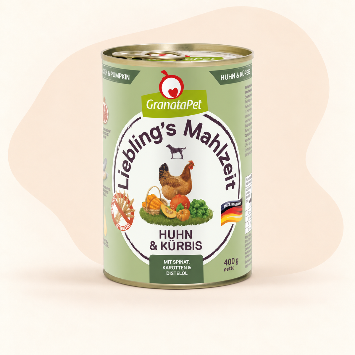 GranataPet Liebling's Mahlzeit Chicken & Pumpkin Dog Wet Food
