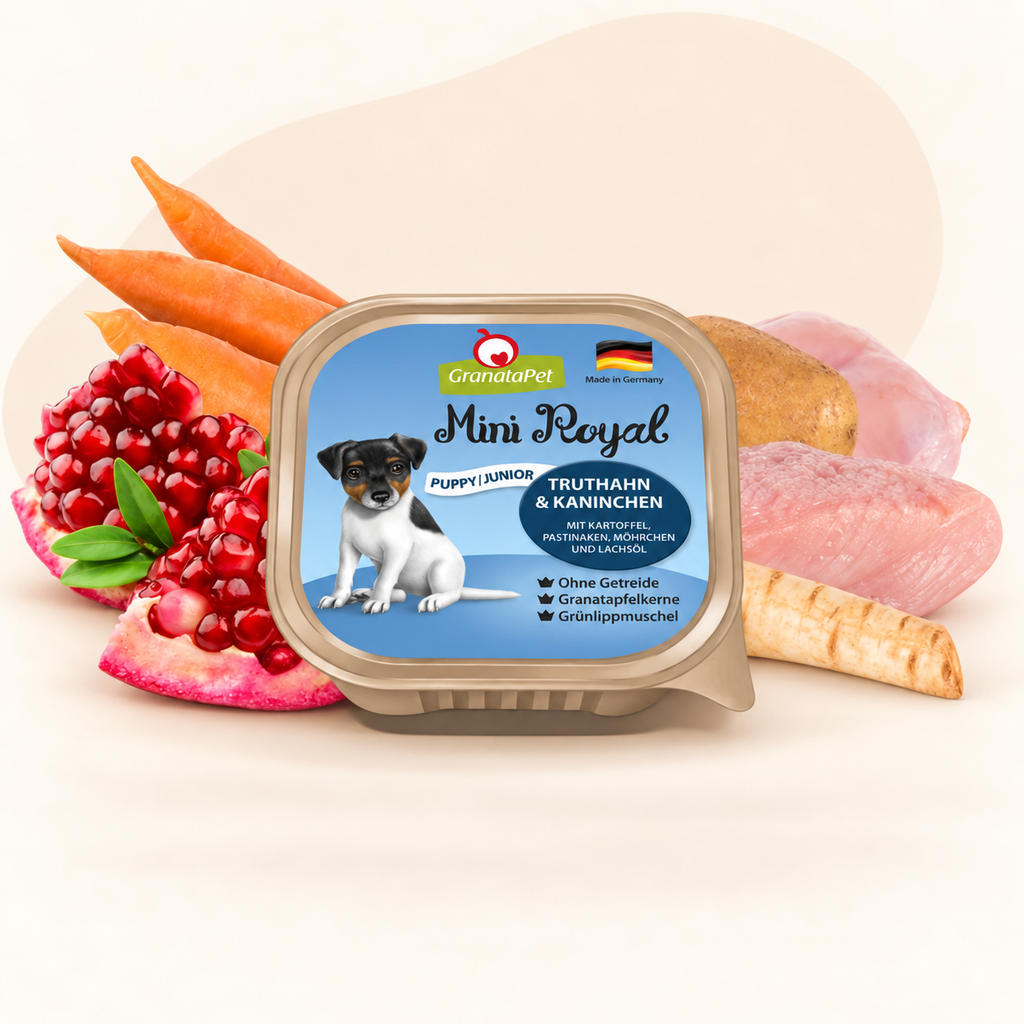 GranataPet Mini Royal Puppy Dog Wet Food - Turkey & Rabbit