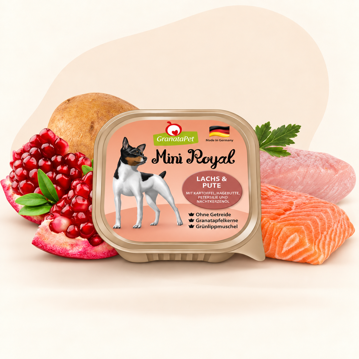 GranataPet Mini Royal Salmon & Turkey Dog Wet Food