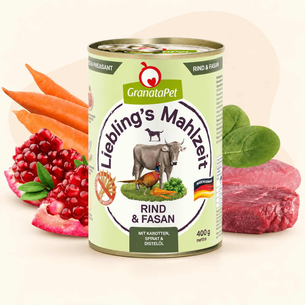 GranataPet Liebling's Mahlzeit Beef & Pheasant Dog Wet Food