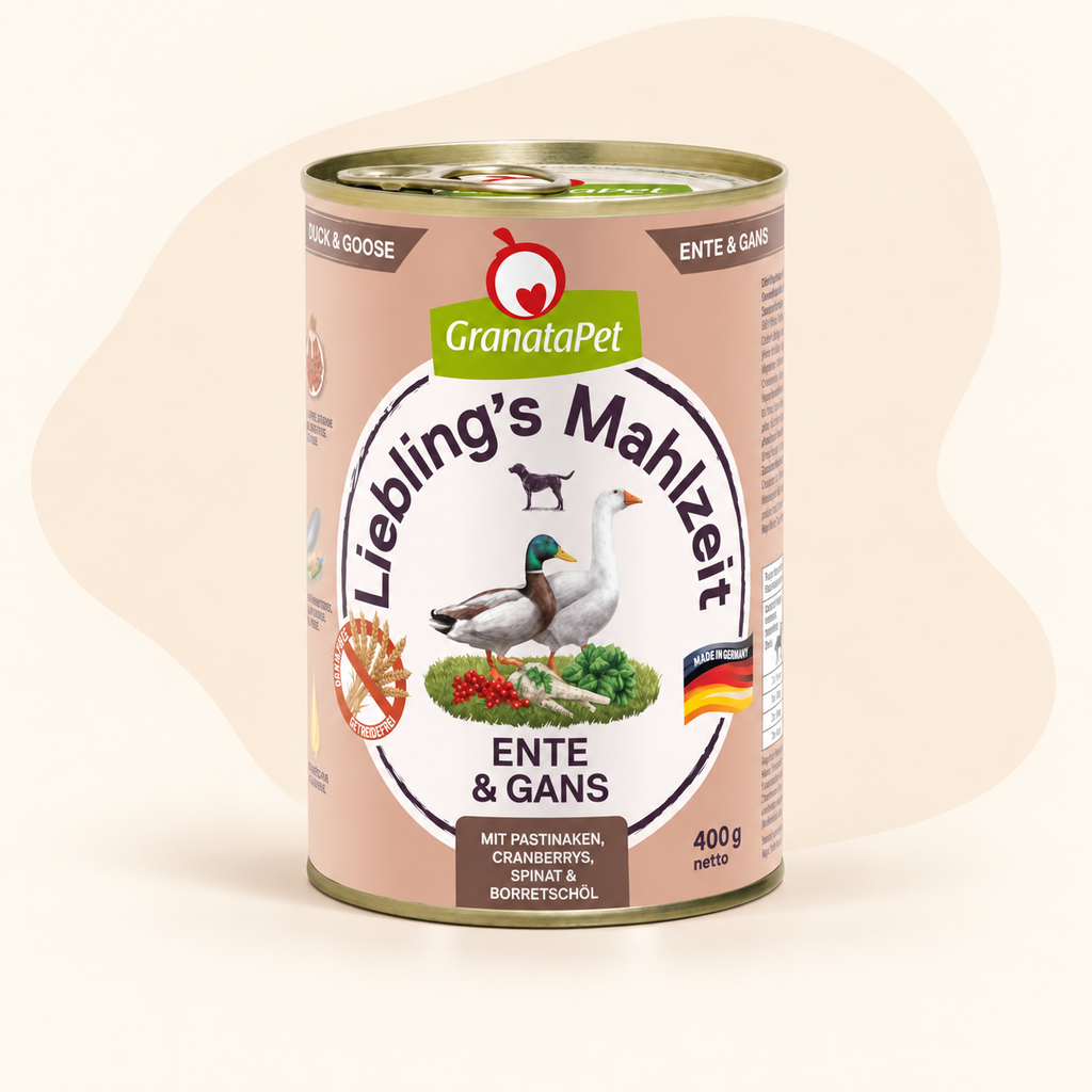 GranataPet Liebling's Mahlzeit Duck & Goose Dog Wet Food