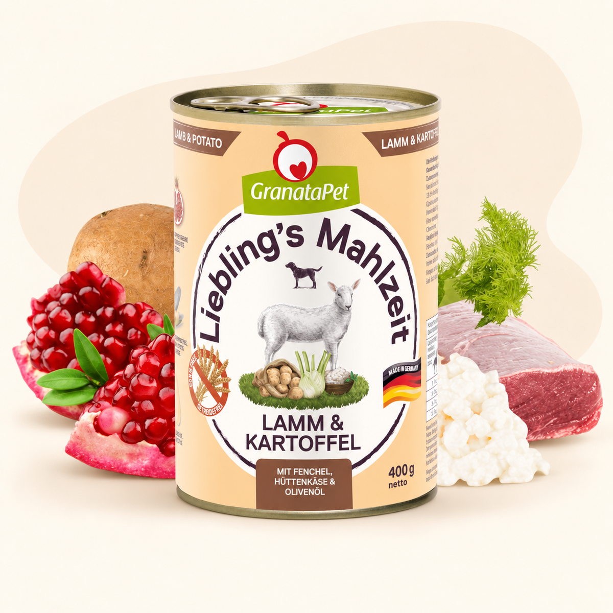 GranataPet Liebling's Mahlzeit Lamb & Potato Dog Wet Food