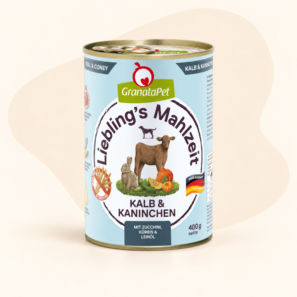 GranataPet Liebling's Mahlzeit Veal & Coney Dog Wet Food