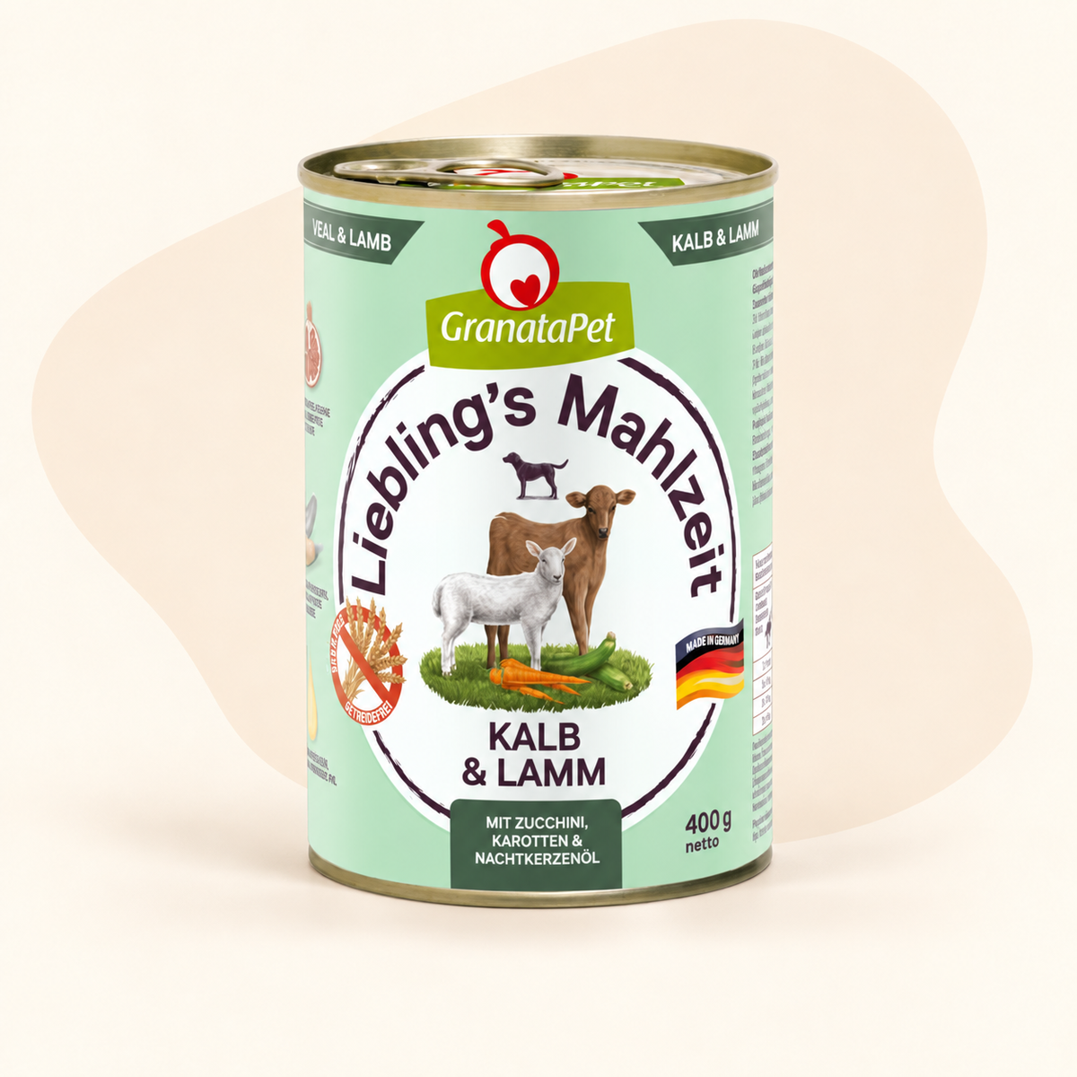 GranataPet Liebling's Mahlzeit Veal & Lamb Dog Wet Food