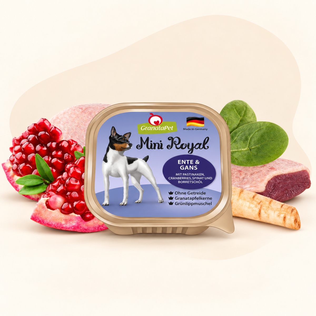 GranataPet Mini Royal Dog Wet Food - Duck & Goose