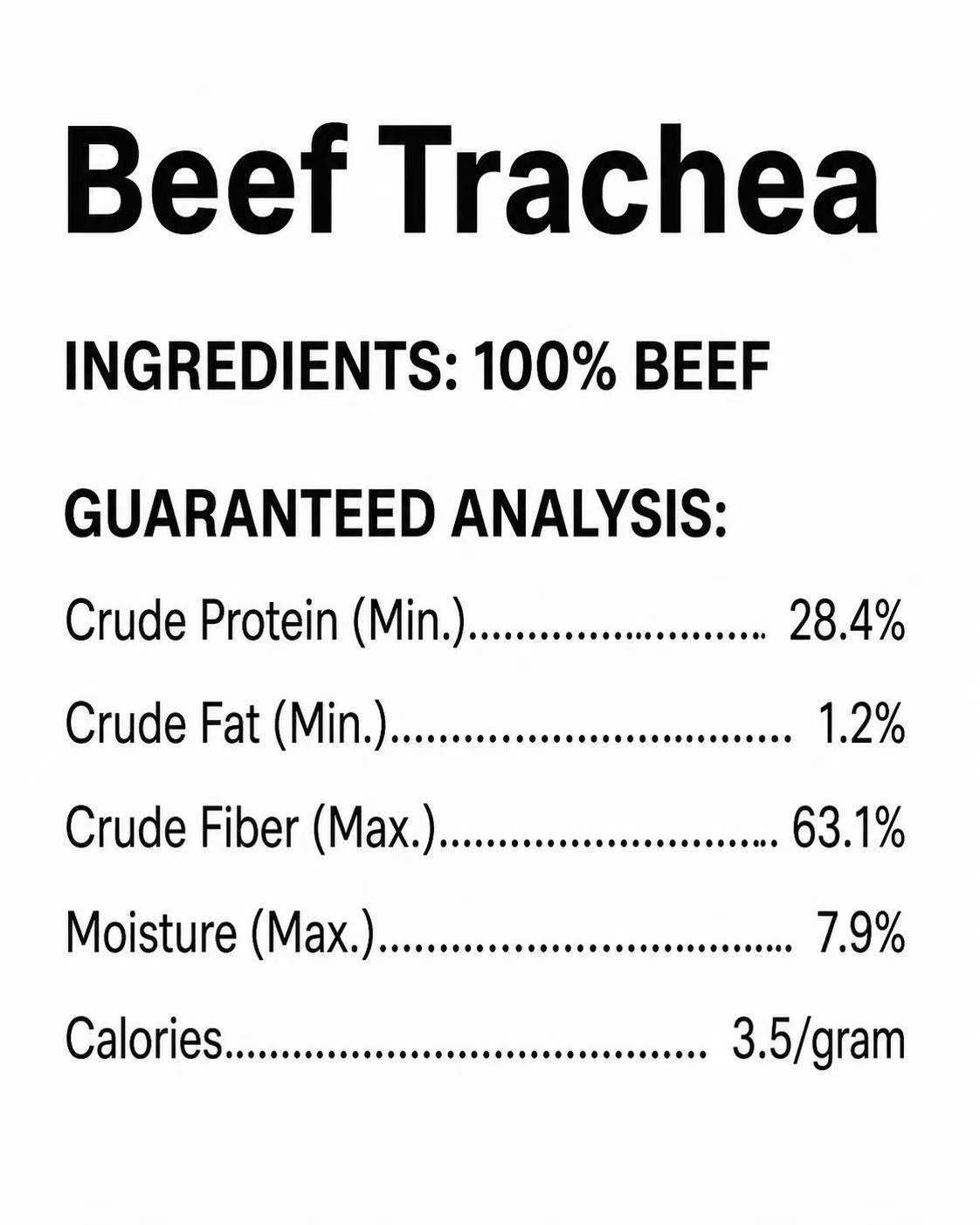 Beef Trachea