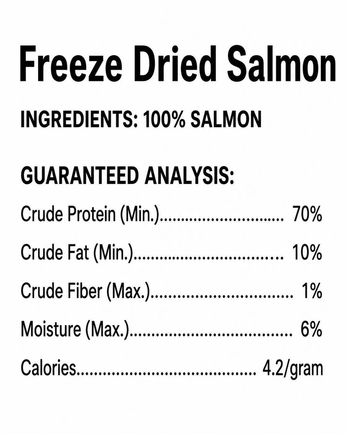 Freeze Dried Salmon
