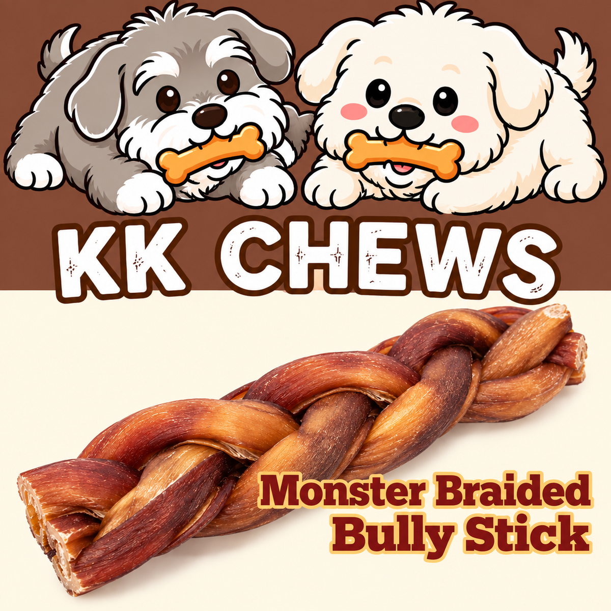 Monster Braided Bully Stick