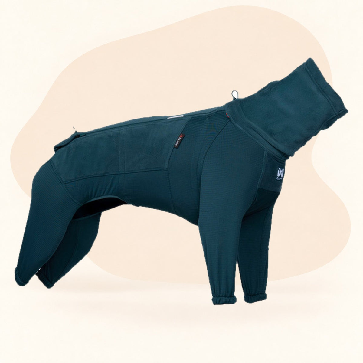 Non-stop Dogwear Trail Quest Fleece Overall - Dark Teal