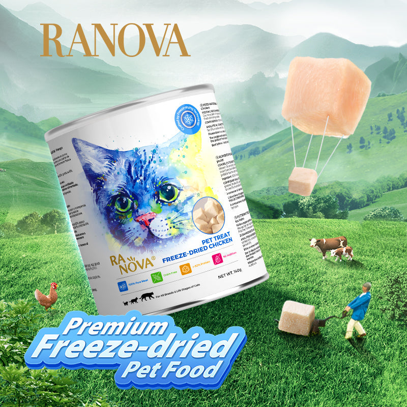 RANOVA Freeze-Dried Chicken Breast Treats 140g Value Pack