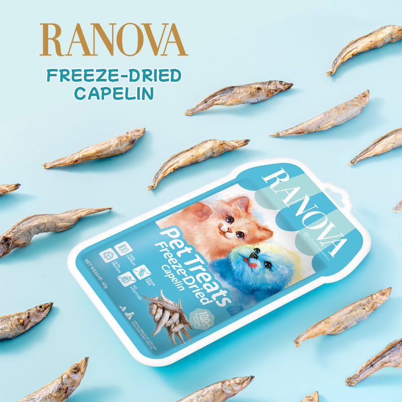 RANOVA Freeze-Dried Capelin Treats 40g