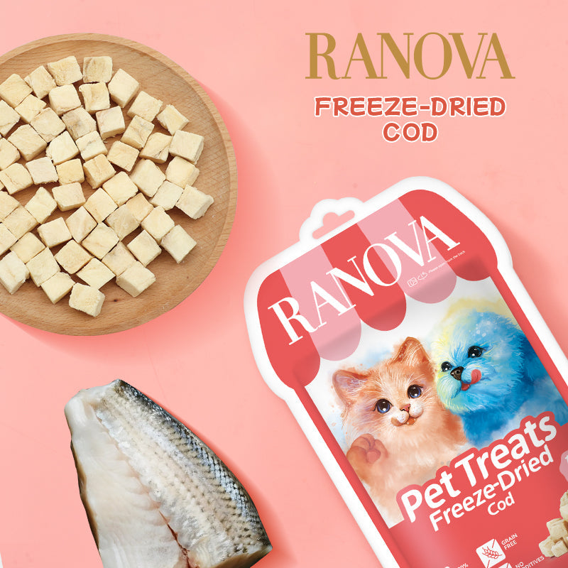 RANOVA Freeze-Dried Cod Treats 25g