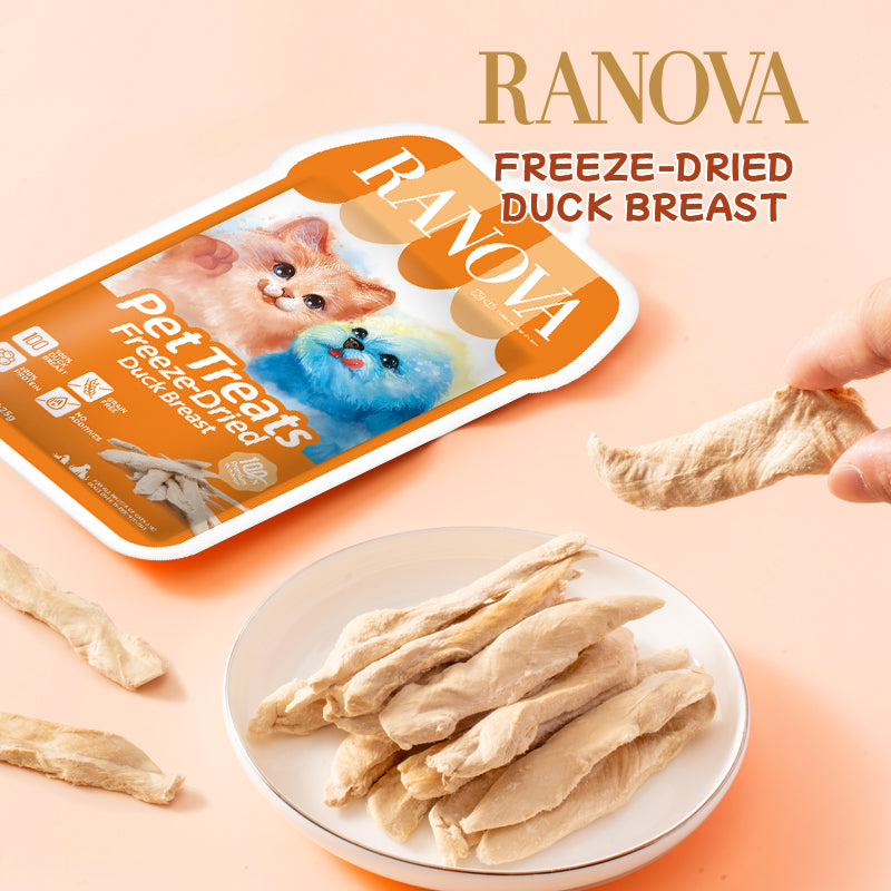 RANOVA Freeze-Dried Duck Breast Treats 25g