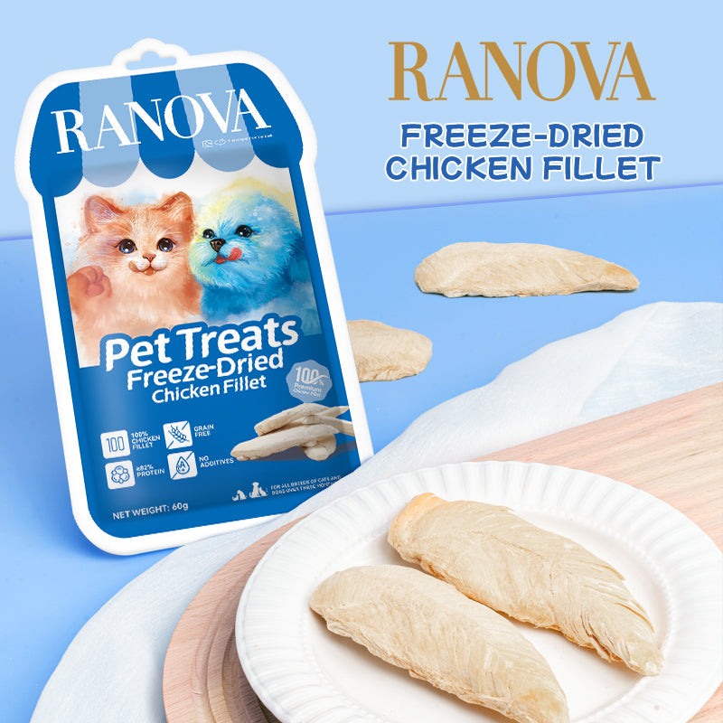 RANOVA Freeze-Dried Chicken Fillet Treats 50g