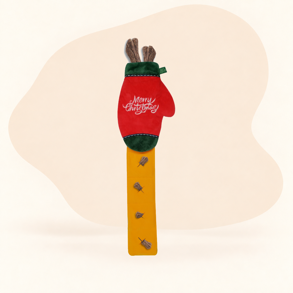  - Christmas Toy-Food-dispensing Puzzle Toy - Gloves
