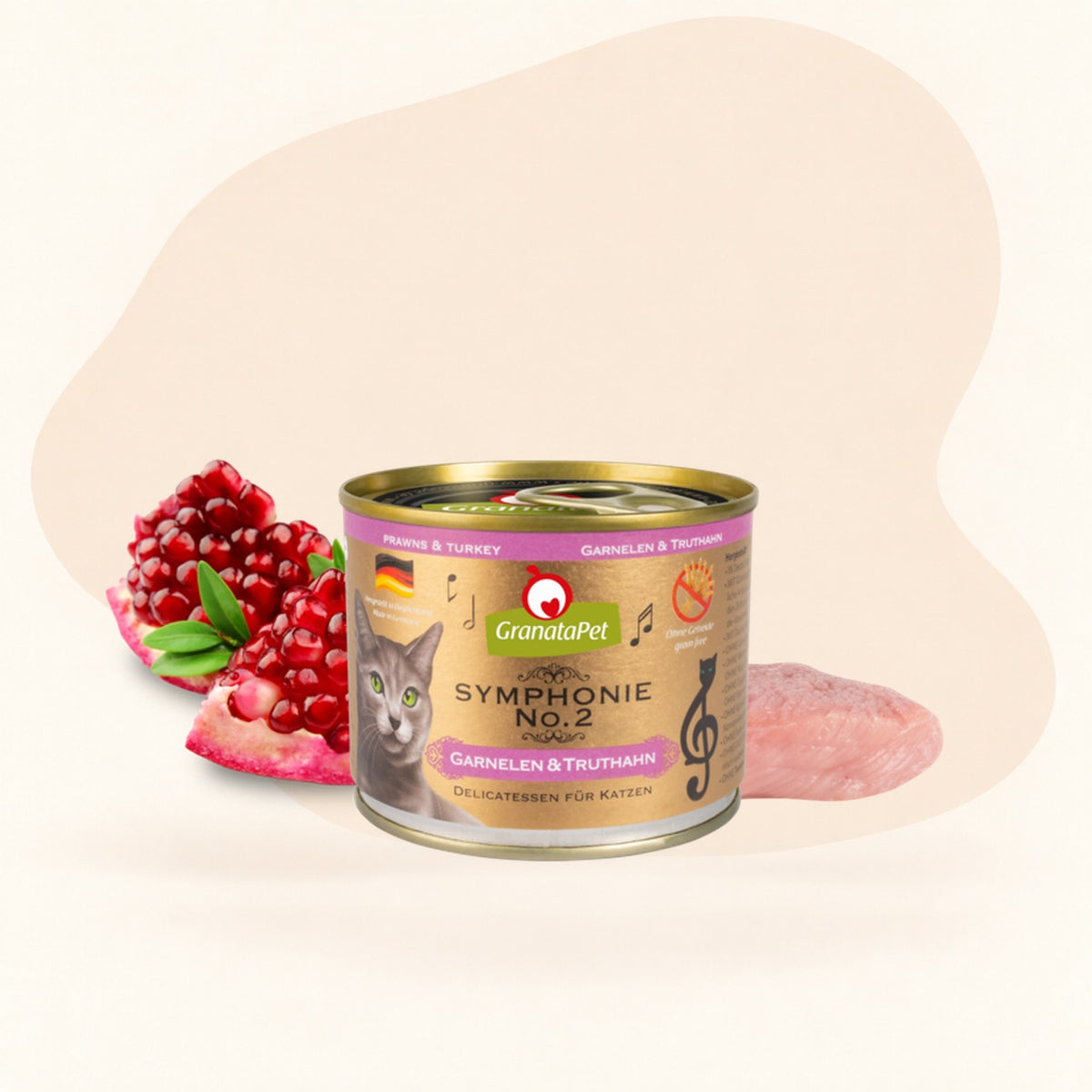 GranataPet Symphonie Cat Wet Food No.2 - Prawns & Turkey