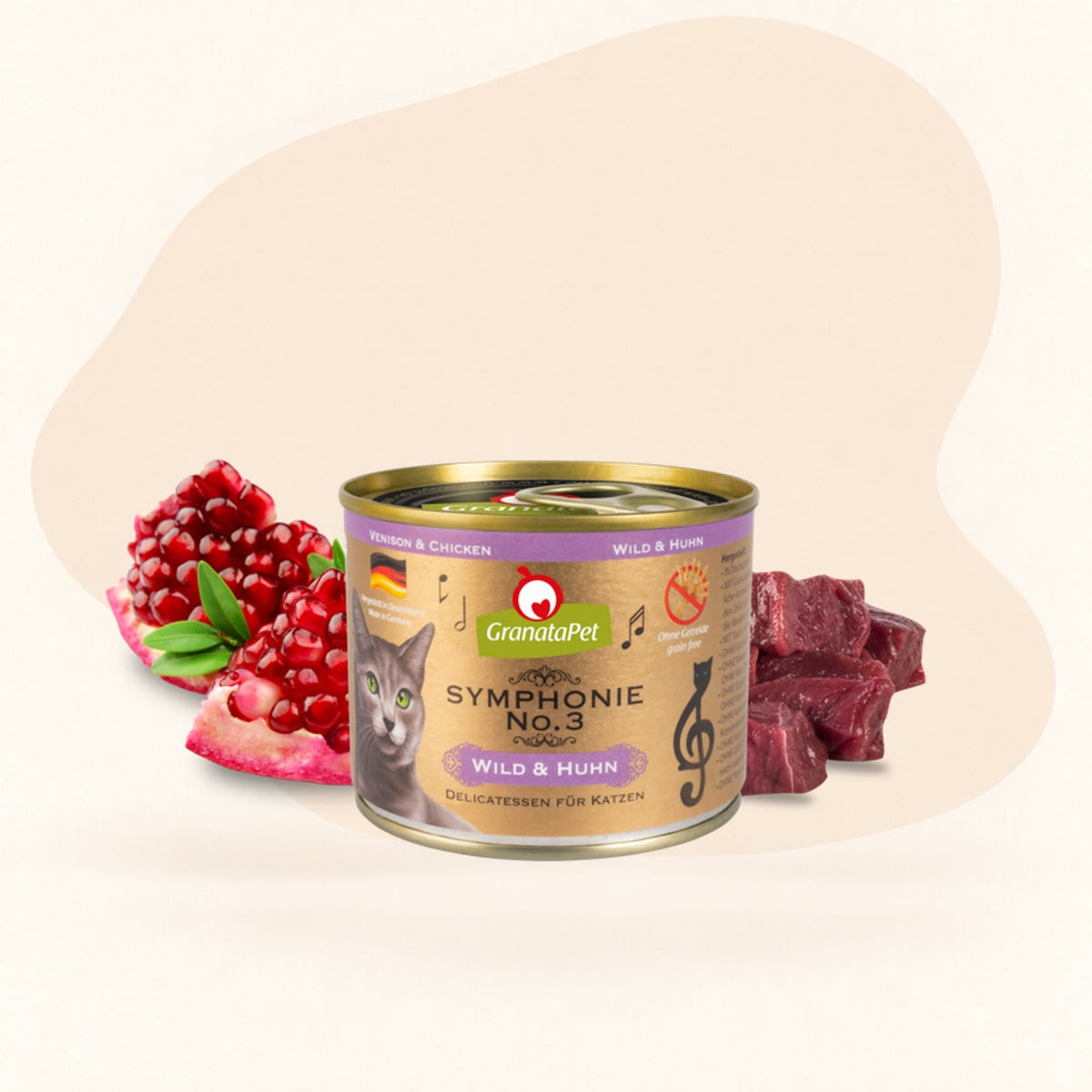 GranataPet Symphonie Cat Wet Food No.3 - Venison & Chicken