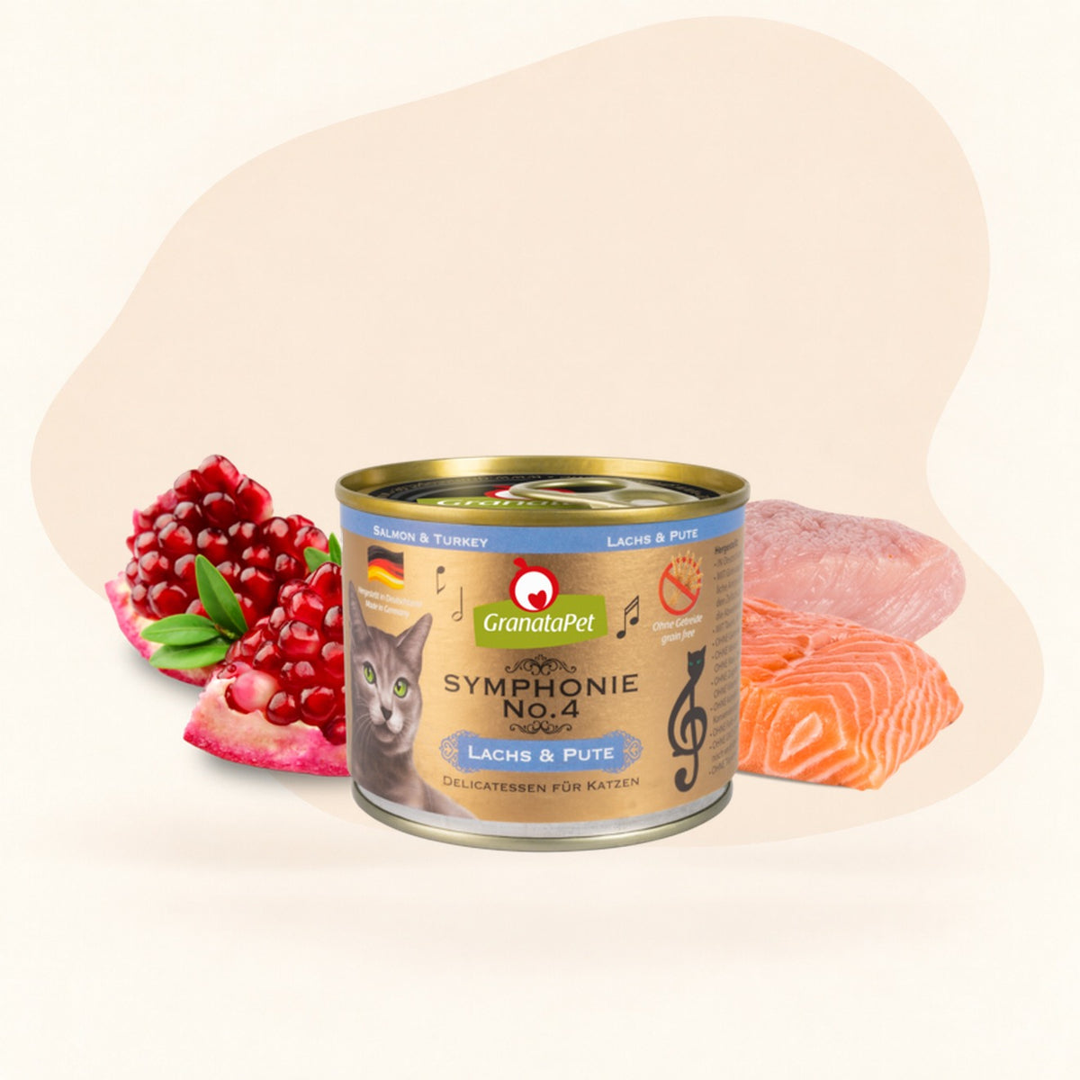 GranataPet Symphonie Cat Wet Food No.4 - Salmon & Turkey